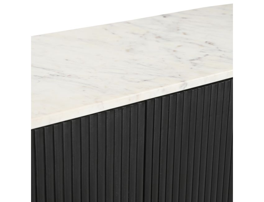 Reyna Sideboard, 57" in Black and White