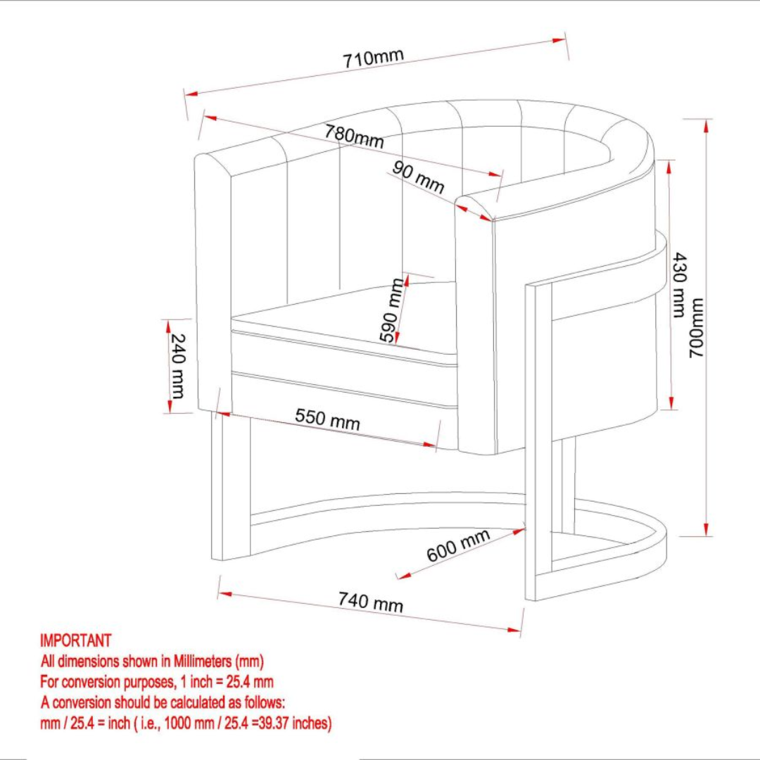 Fauteuil d'appoint Zhuri