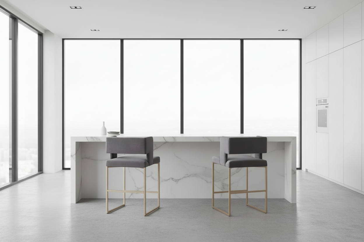 Tabouret de bar Anthony - Lot de 2