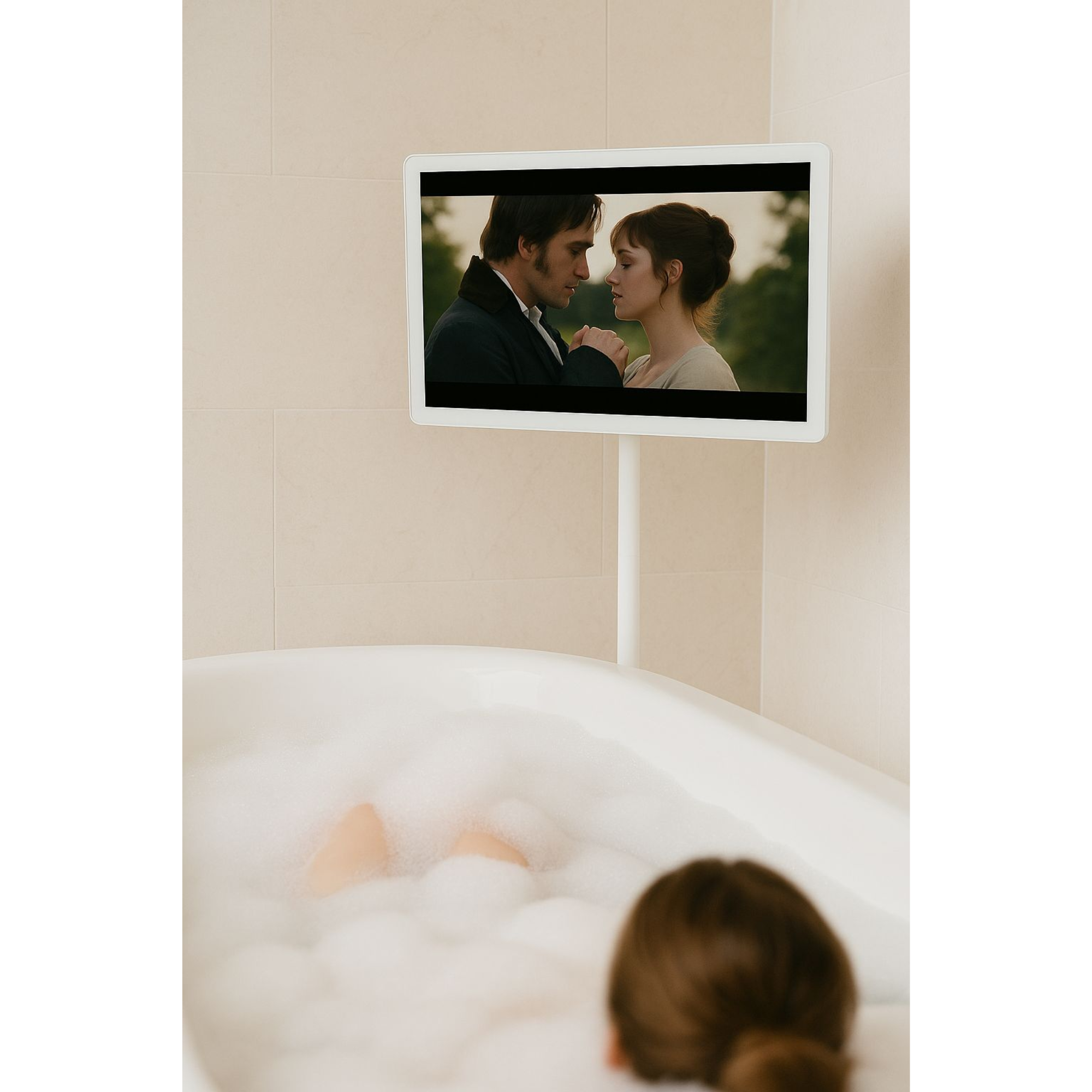 MOVEI Smart Wireless Screen with Mobile Stand – Touch Display & Battery Powered