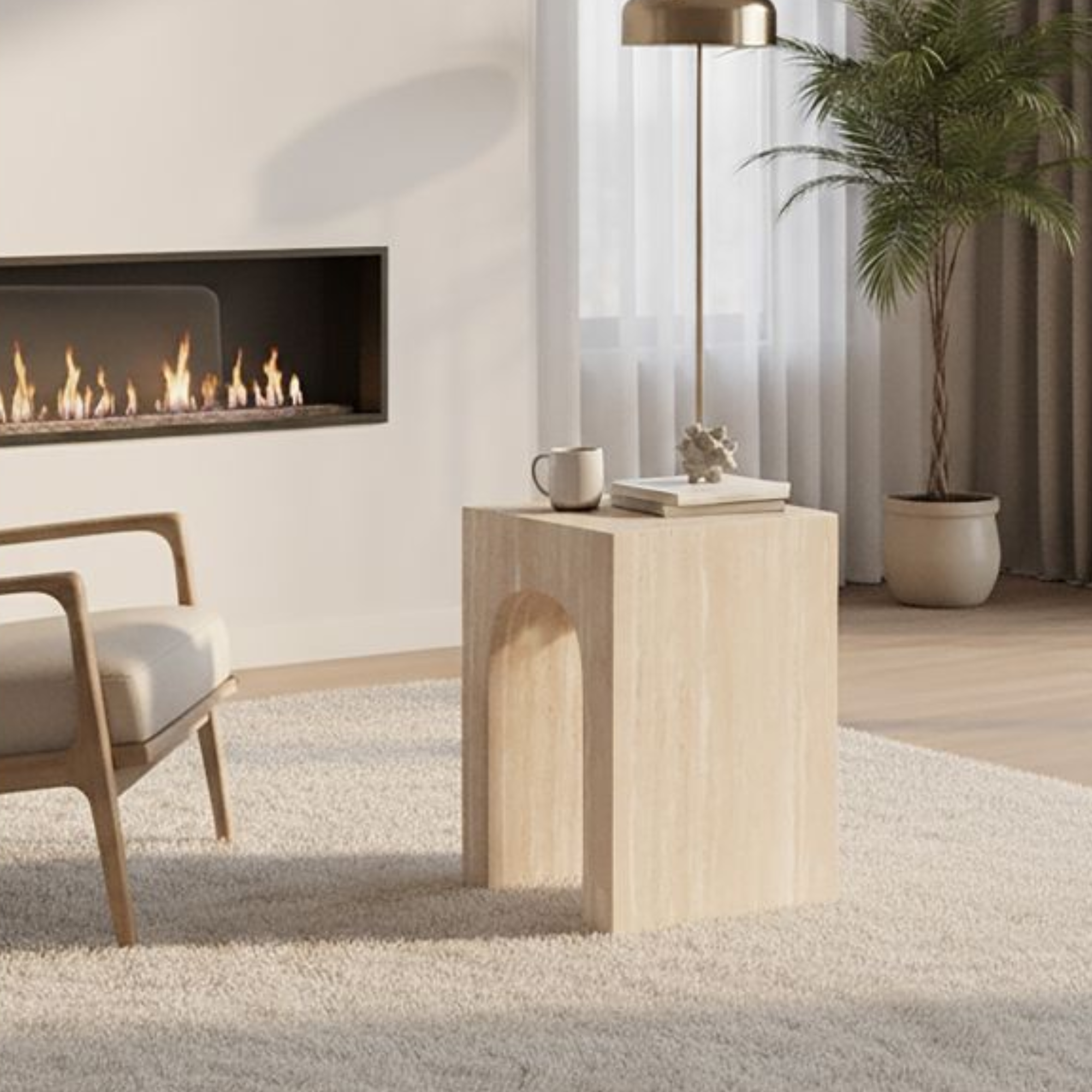 Table d'appoint Atticus de qualité contractuelle