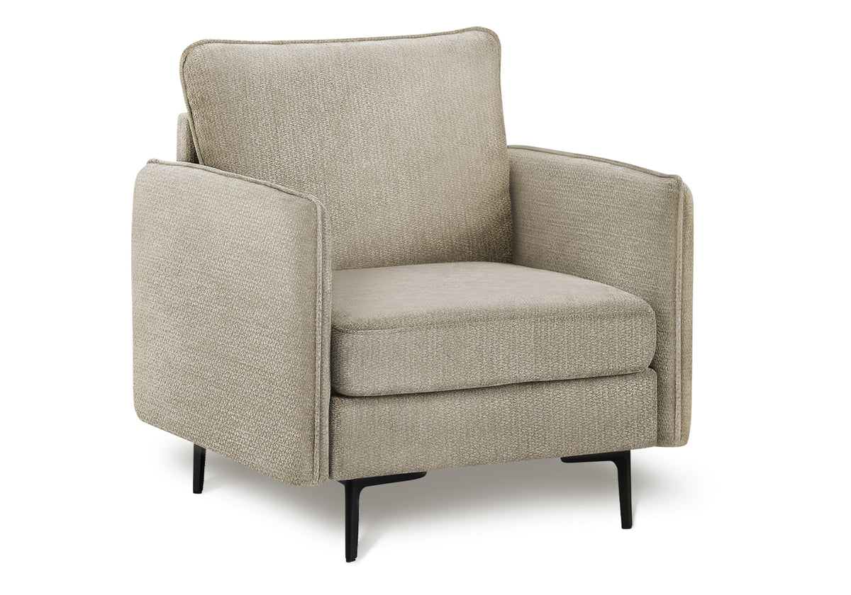 ACCENT CHAIR - 32"L / BEIGE FABRI
