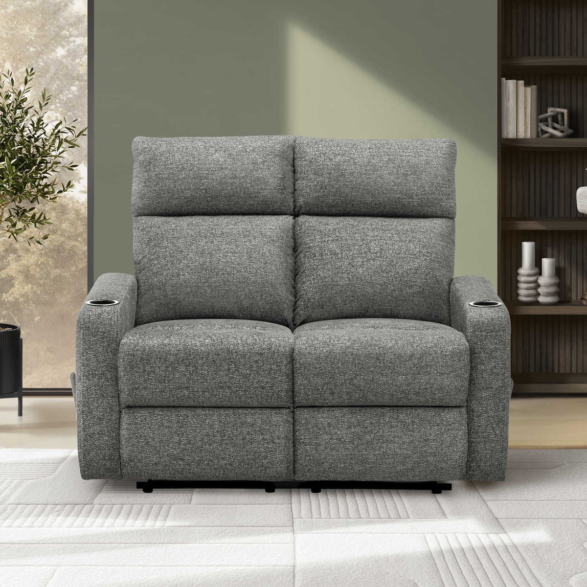 RECLINING LOVE SEAT - CUPHOLDERS