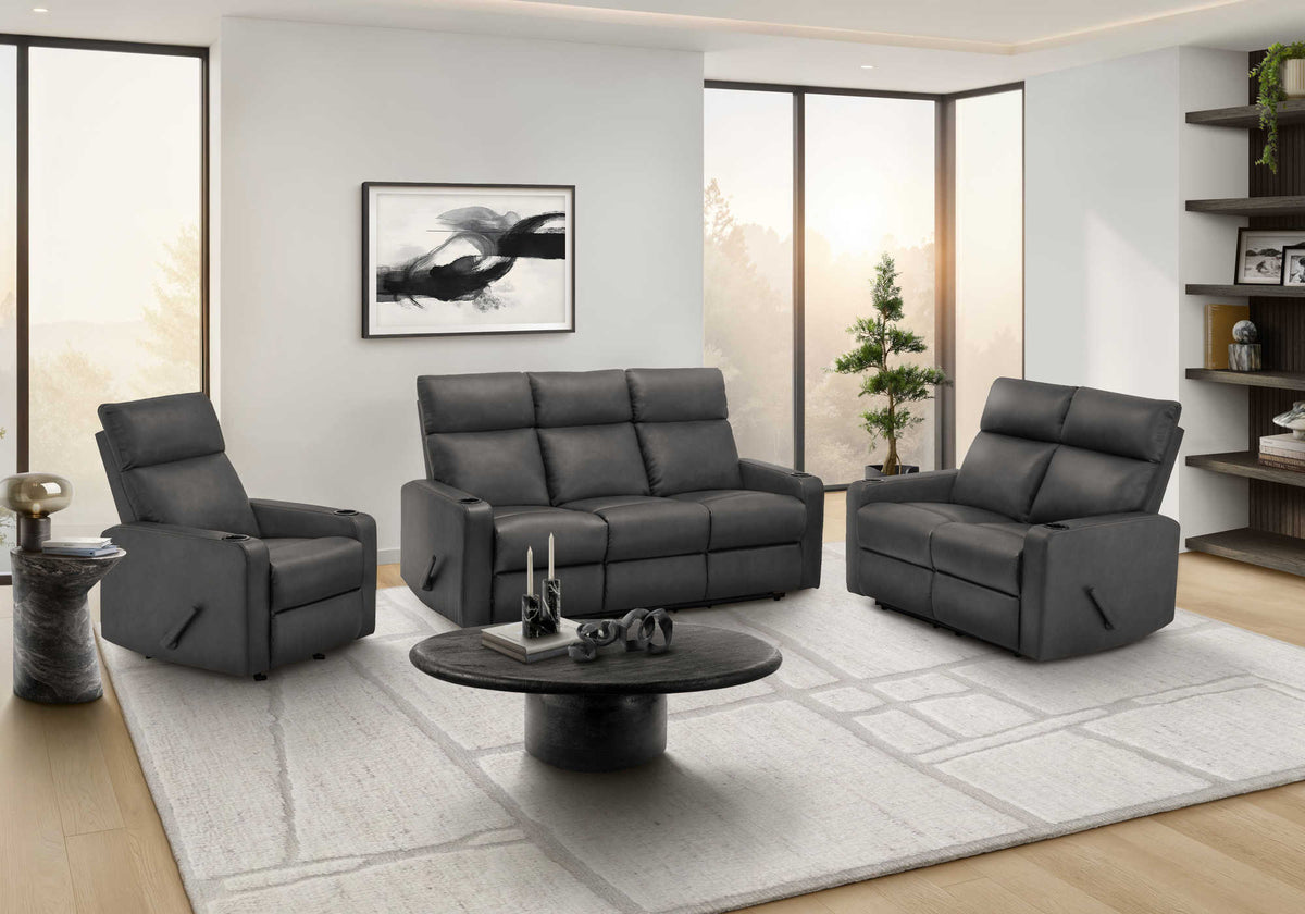 70" RECLINING SOFA - 3 SEATER