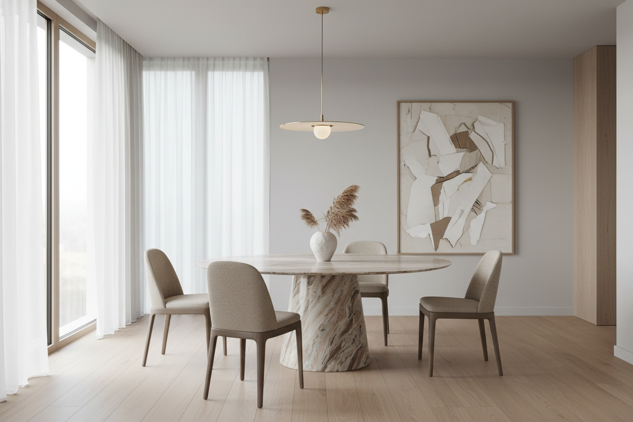 Belinda Marble Dining Table GY-DT-05671D