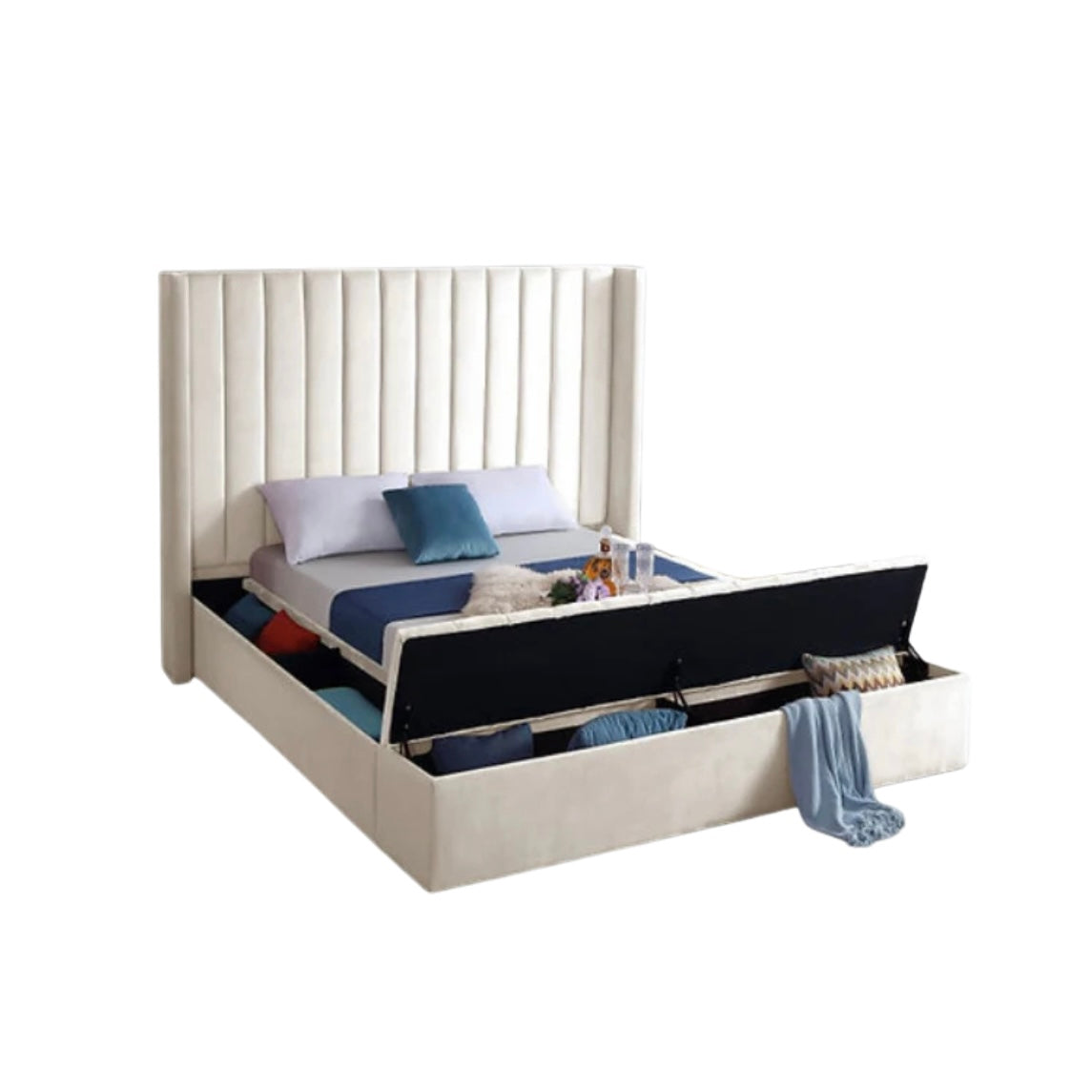 IF-5723 Creme Queen Bed