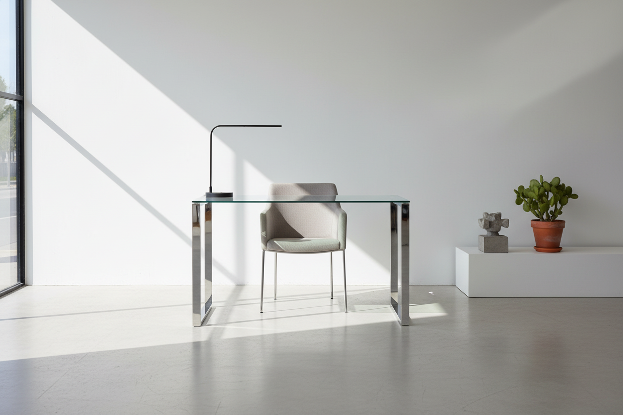 Bureau en verre DAVID B