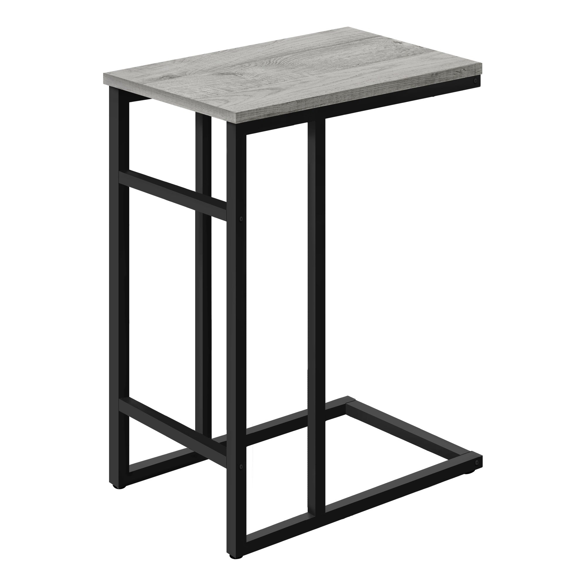 ACCENT TABLE - 24"H / BLACK / BLACK METAL