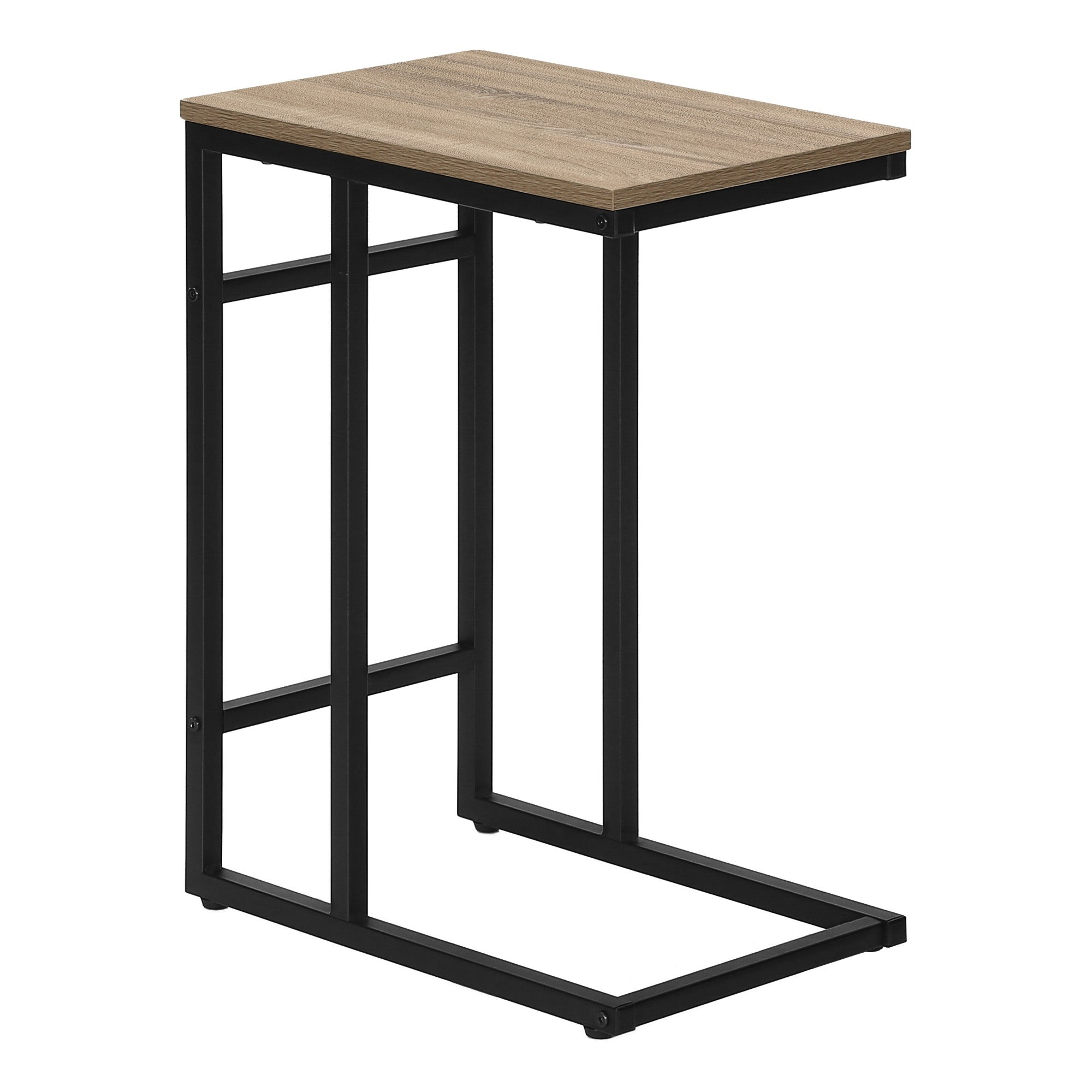 ACCENT TABLE - 24"H / BLACK / BLACK METAL