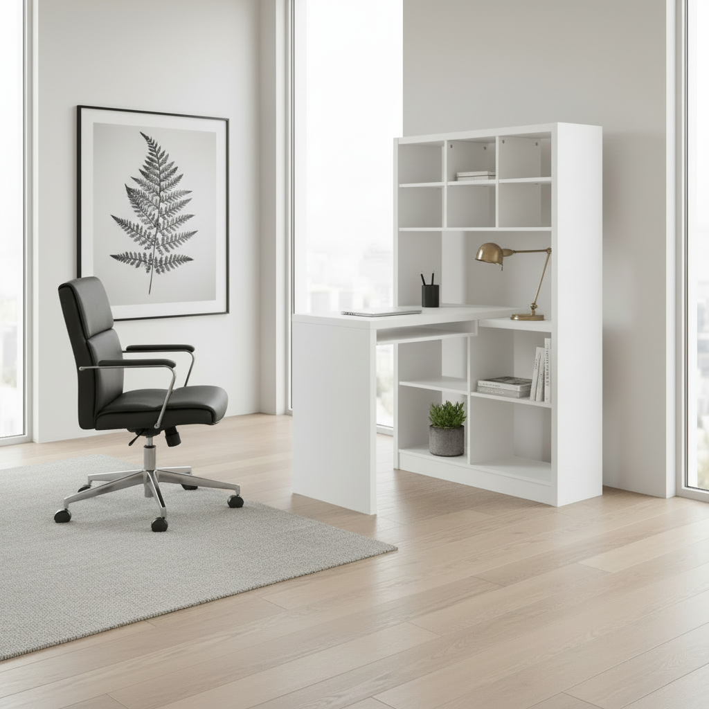 COMPUTER DESK - ESPRESSO LEFT OR RIGHT FACING CORNER