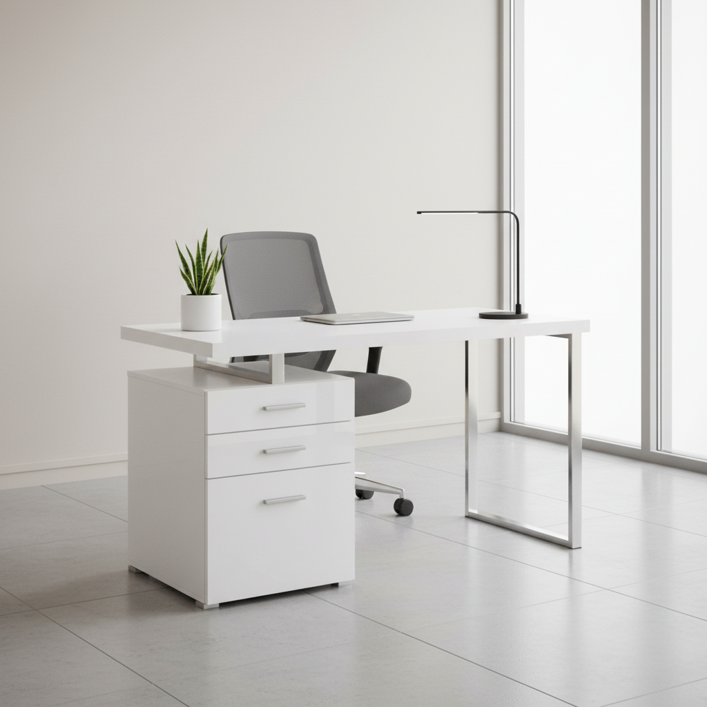 COMPUTER DESK - 48"L / ESPRESSO LEFT OR RIGHT FACING