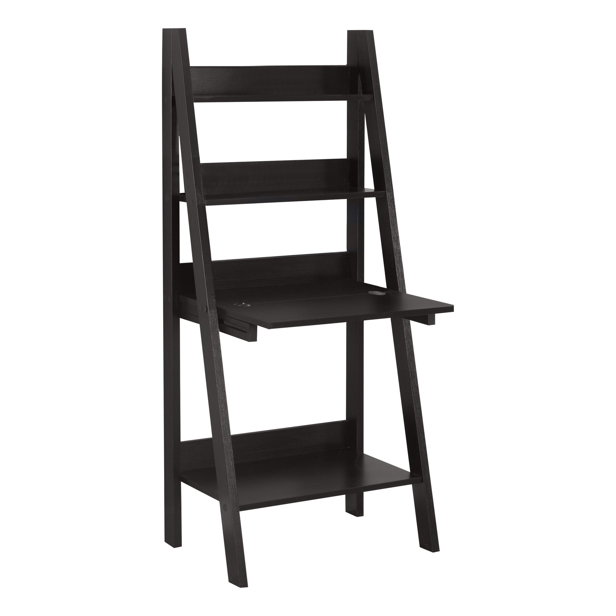COMPUTER DESK - 61"H / WHITE LADDER STYLE