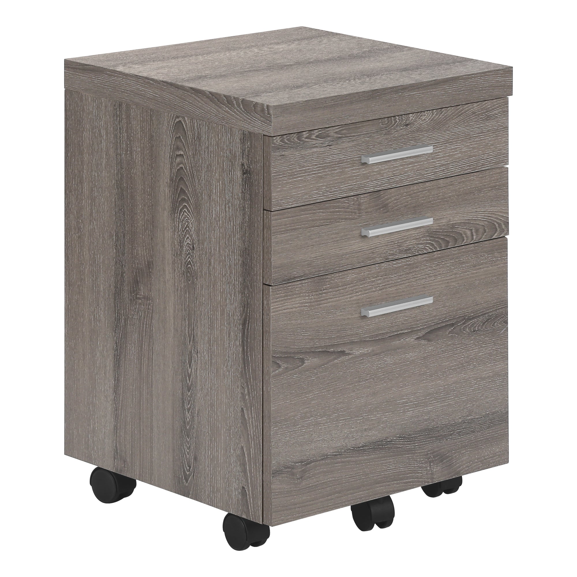 FILING CABINET - 3 DRAWER / WHITE ON CASTORS