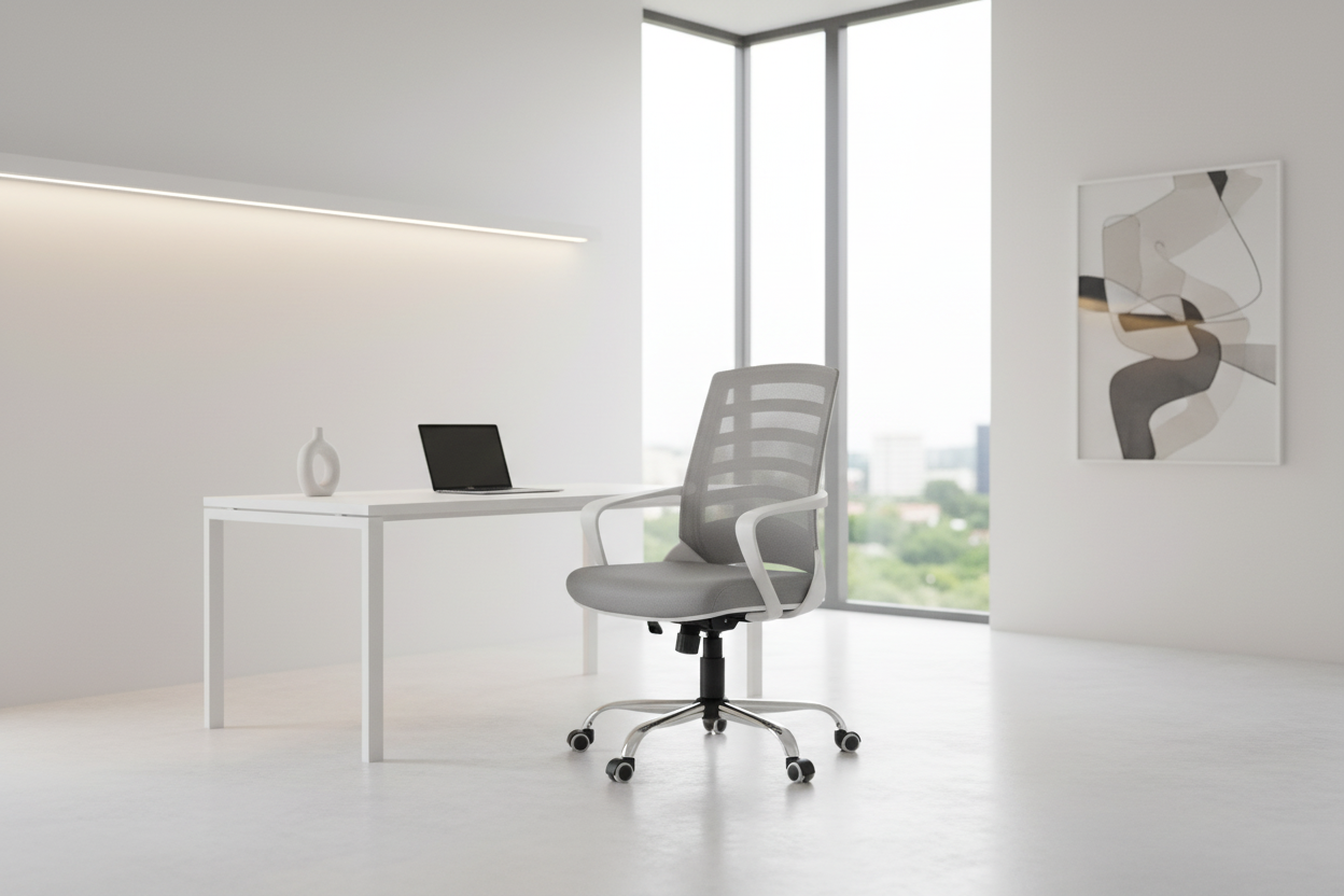 OFFICE CHAIR - BLACK / BLACK MESH / MULTI POSITION