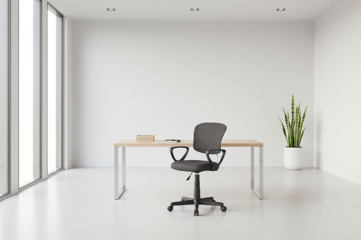 OFFICE CHAIR - BLACK MESH JUVENILE / MULTI-POSITION