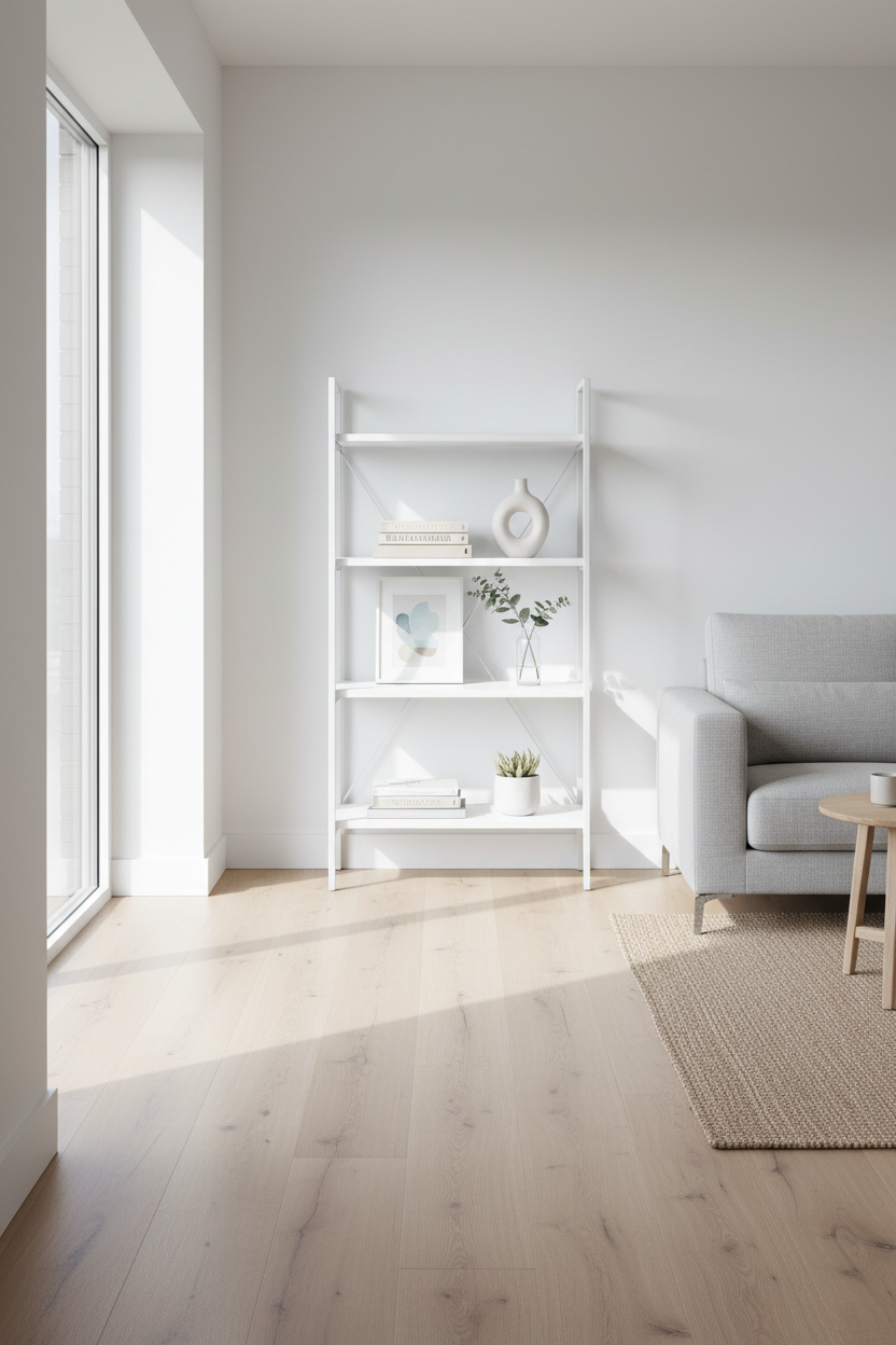 BIBLIOTHÈQUE - 48"H / TAUPE FONCÉ / MÉTAL NOIR