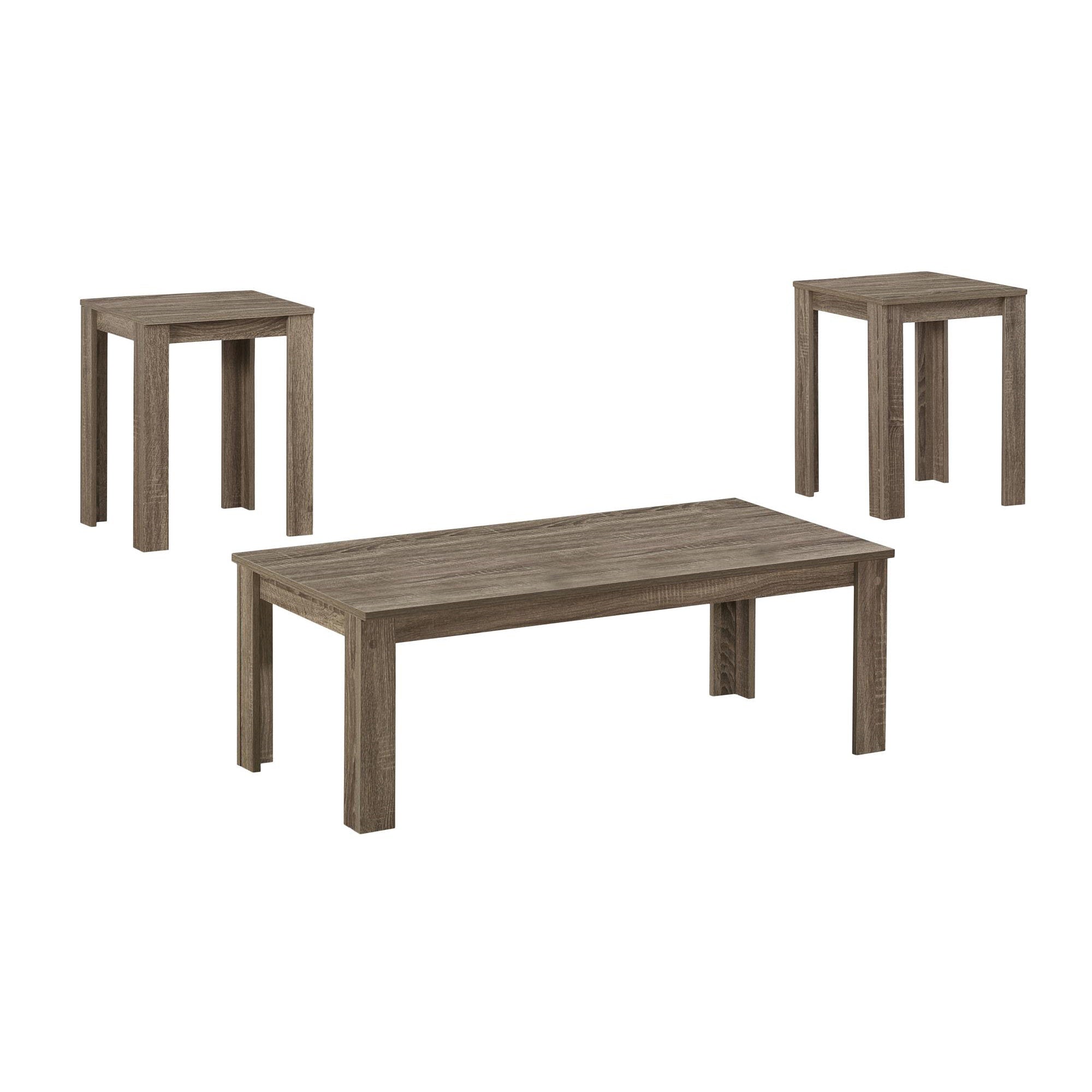 TABLE SET - 3PCS SET / INDUSTRIAL GREY