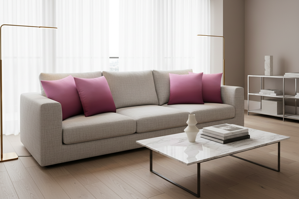 COUSSIN - 18"X 18" / SATIN DORÉ / 1PC