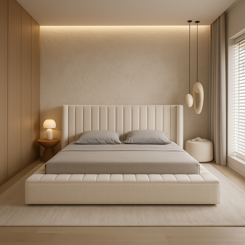 IF-5723 Creme Queen Bed