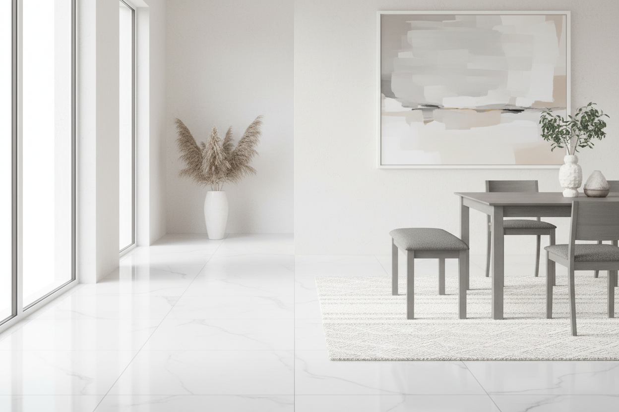 BENCH - 42"L / BROWN WALNUT / BEIGE FABRIC