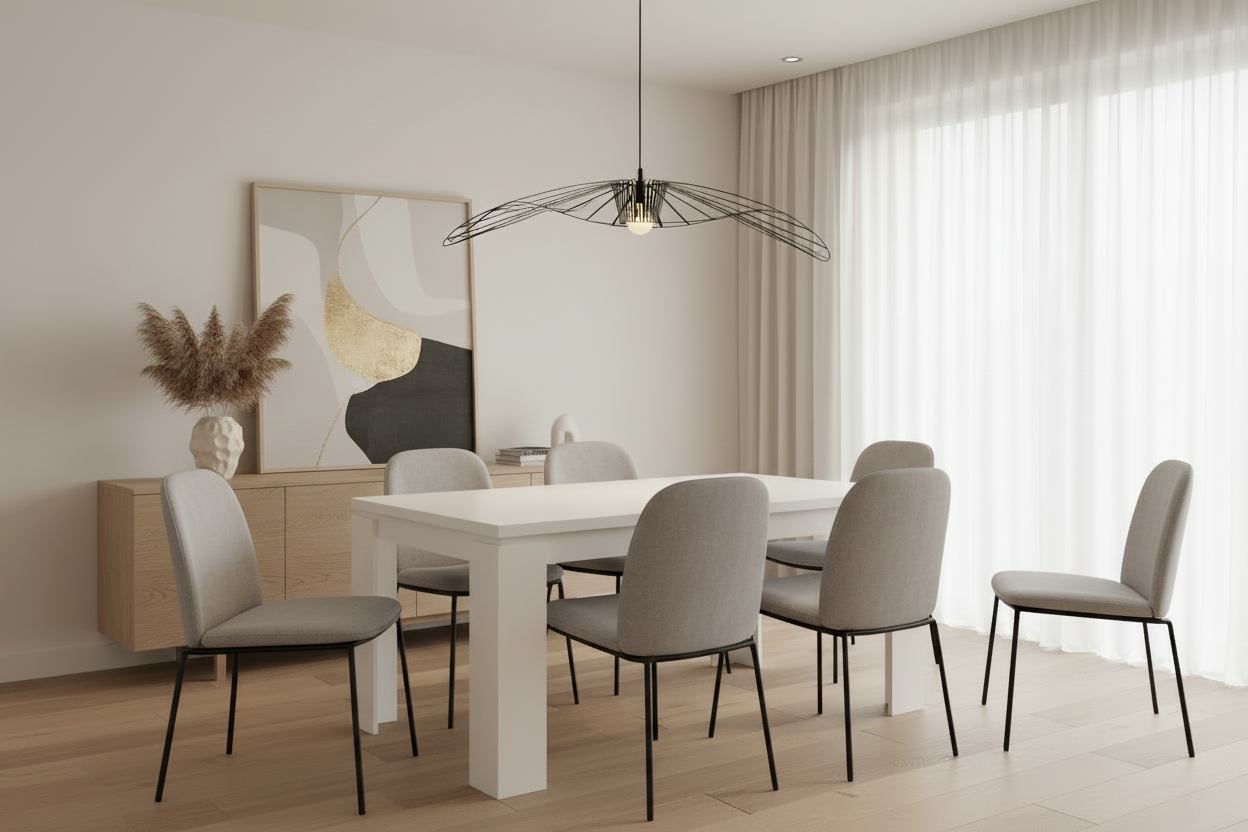 DINING TABLE - 36"X 60" / WHITE