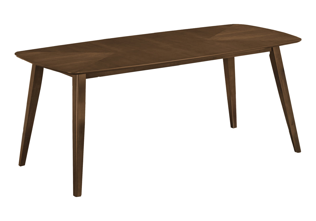 DINING TABLE - LIGHT WALNUT VENEER / 36"X 72"