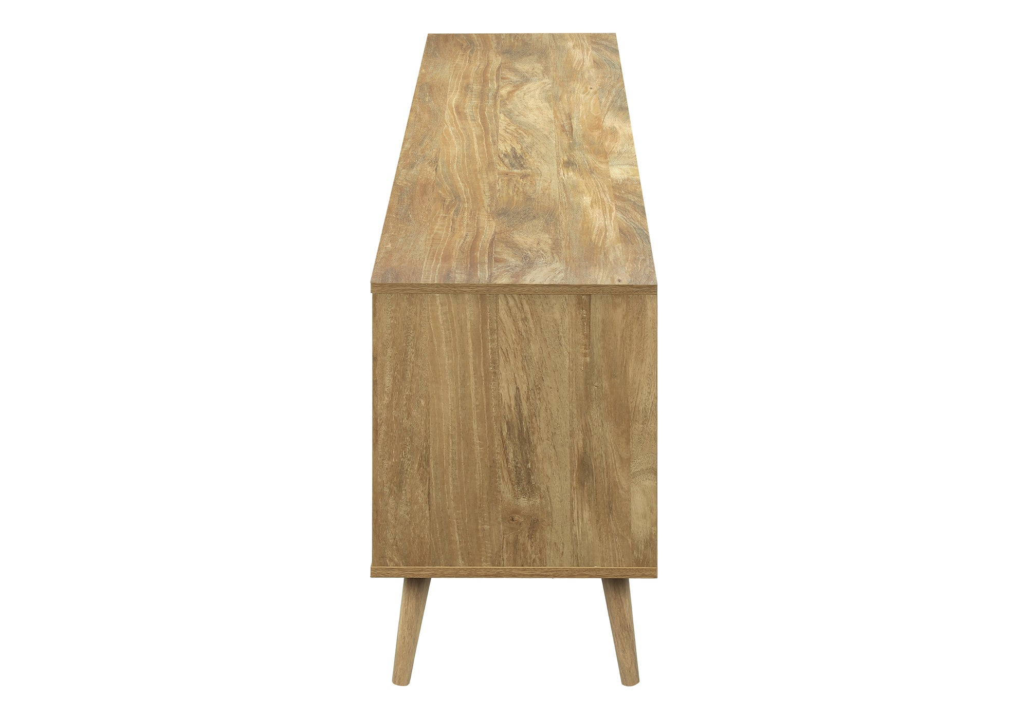 MEUBLE TV - 72"L / NOYER AVEC RANGEMENT 