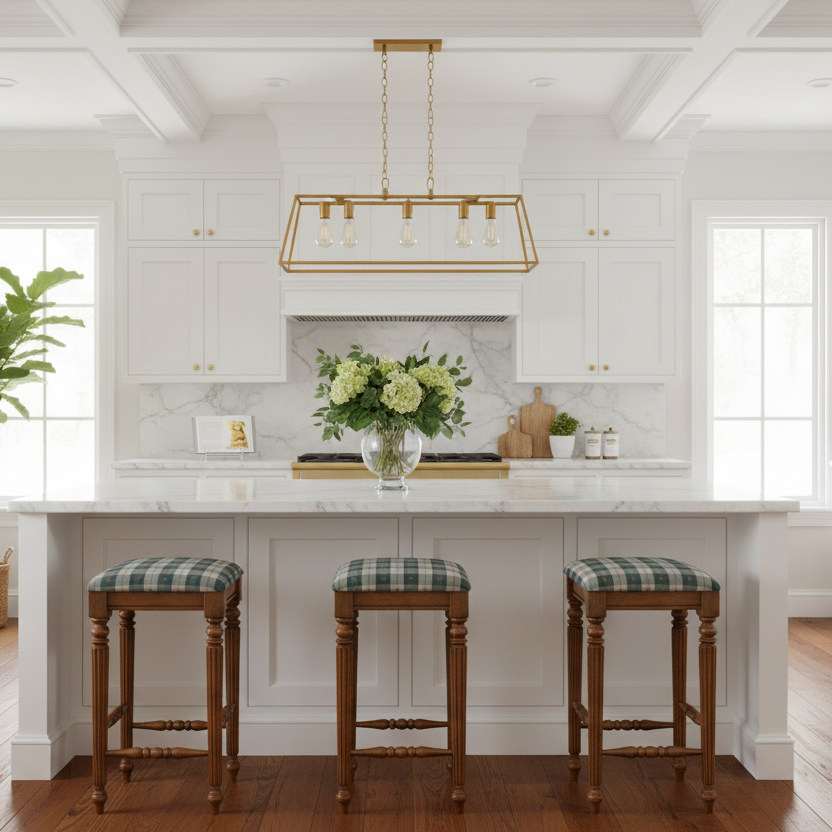 BARSTOOL - 2PCS / 29"H / DARK OAK SOLID WOOD