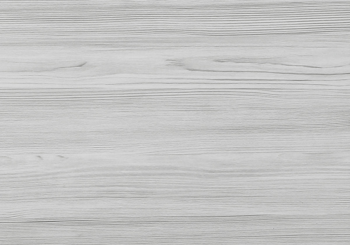 BEDROOM SET - QUEEN SIZE BED / BEIGE FABRIC GREY OAK FINISH