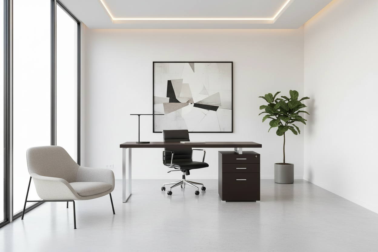 COMPUTER DESK - 48"L / ESPRESSO LEFT OR RIGHT FACING