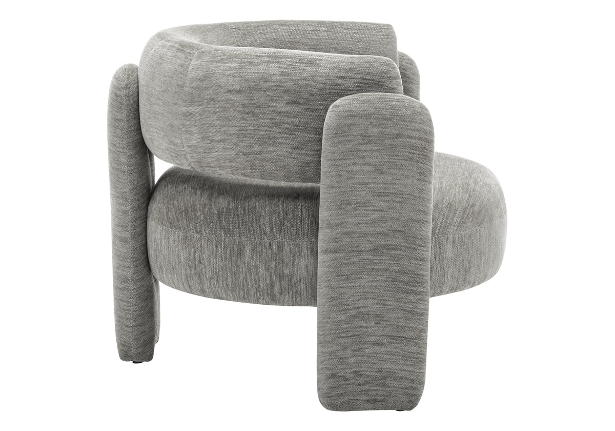 ACCENT CHAIR - 29""H / GREY FABRIC