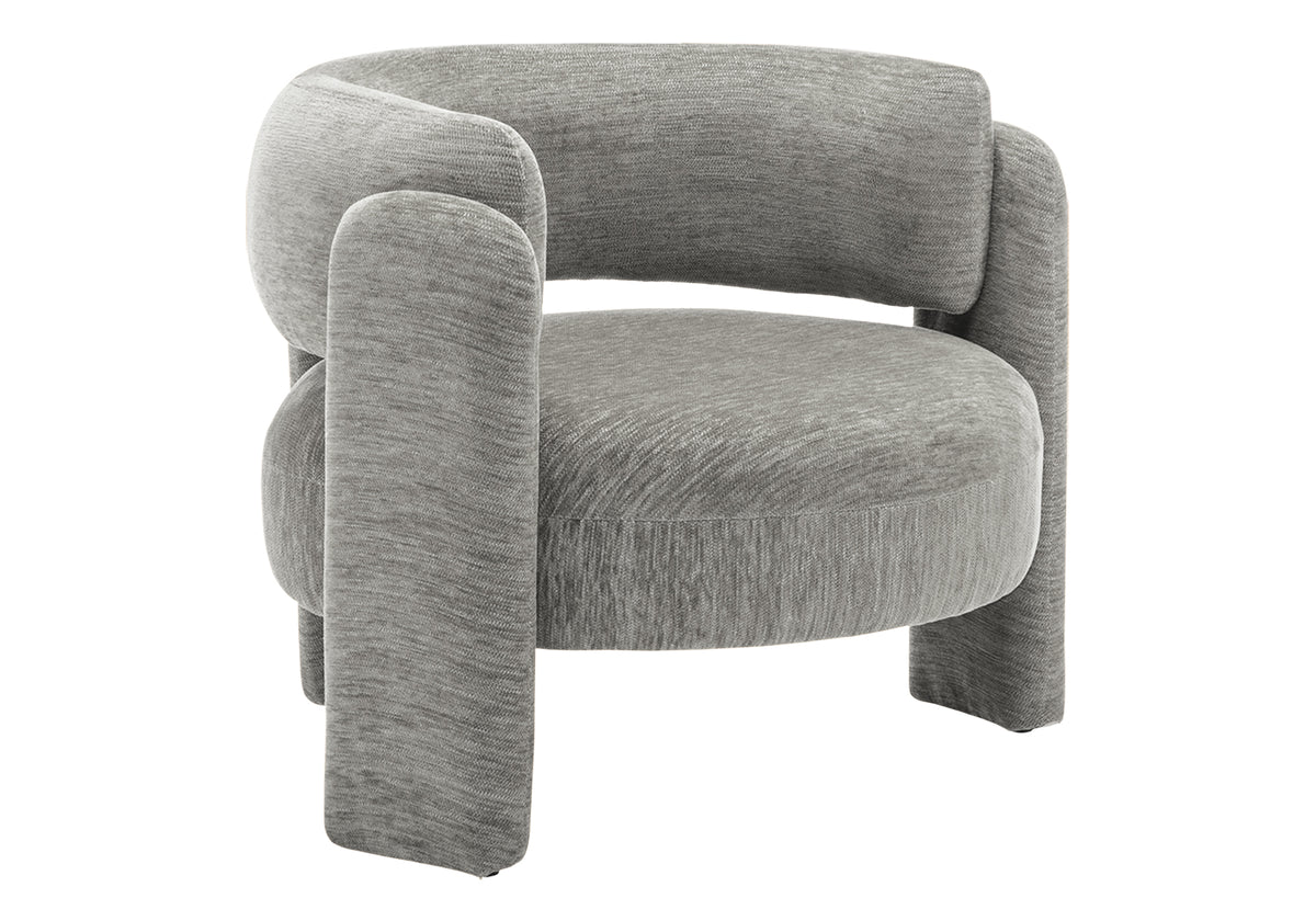ACCENT CHAIR - 29""H / GREY FABRIC