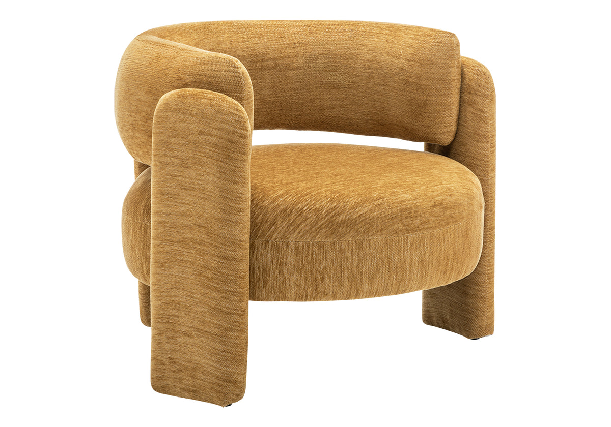 ACCENT CHAIR - 29""H / GREY FABRIC