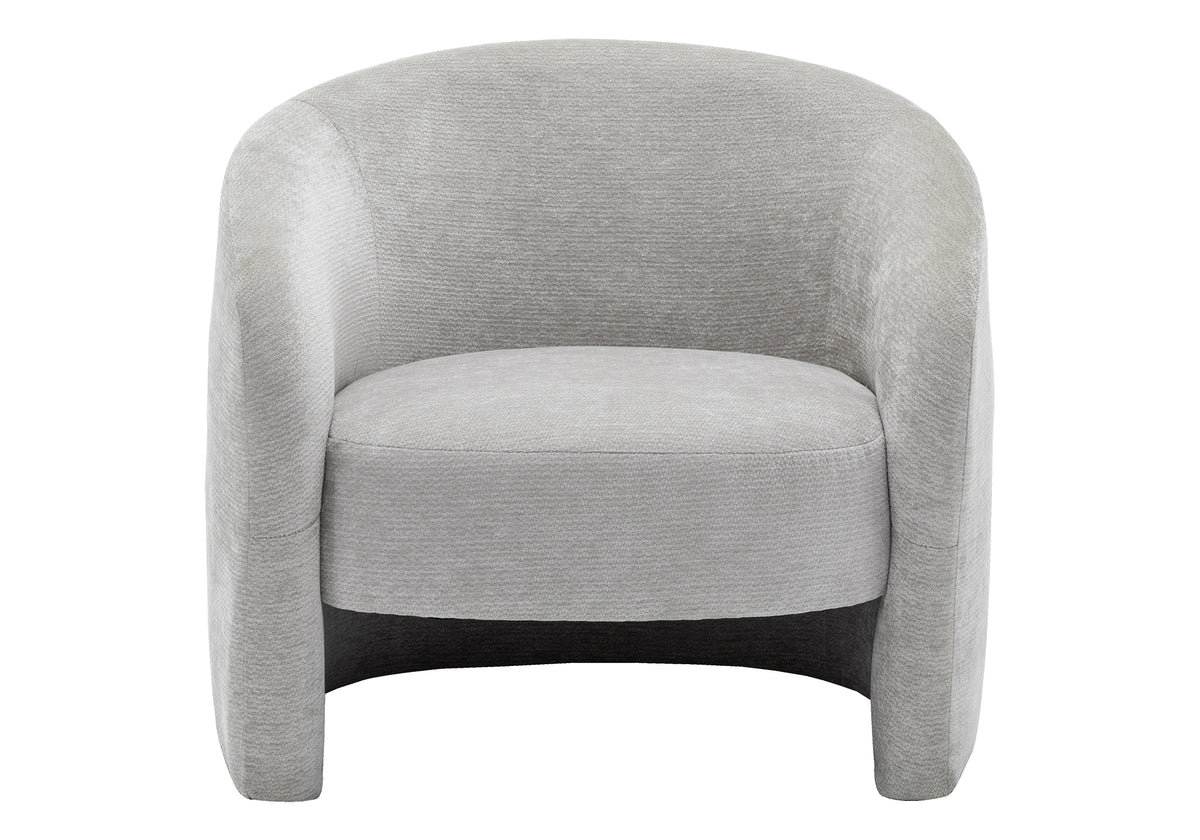 ACCENT CHAIR - 29""H / LIGHT GREY FABRIC