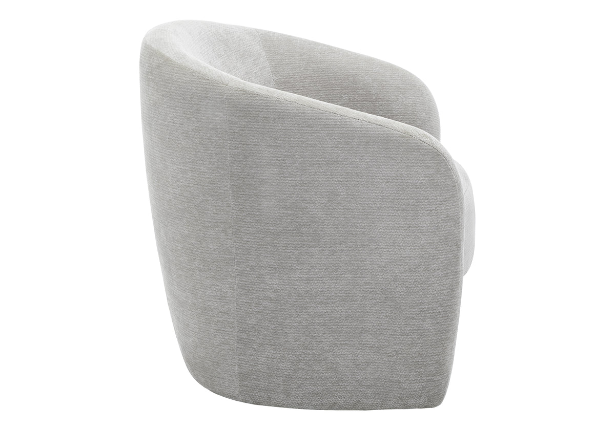ACCENT CHAIR - 29""H / LIGHT GREY FABRIC