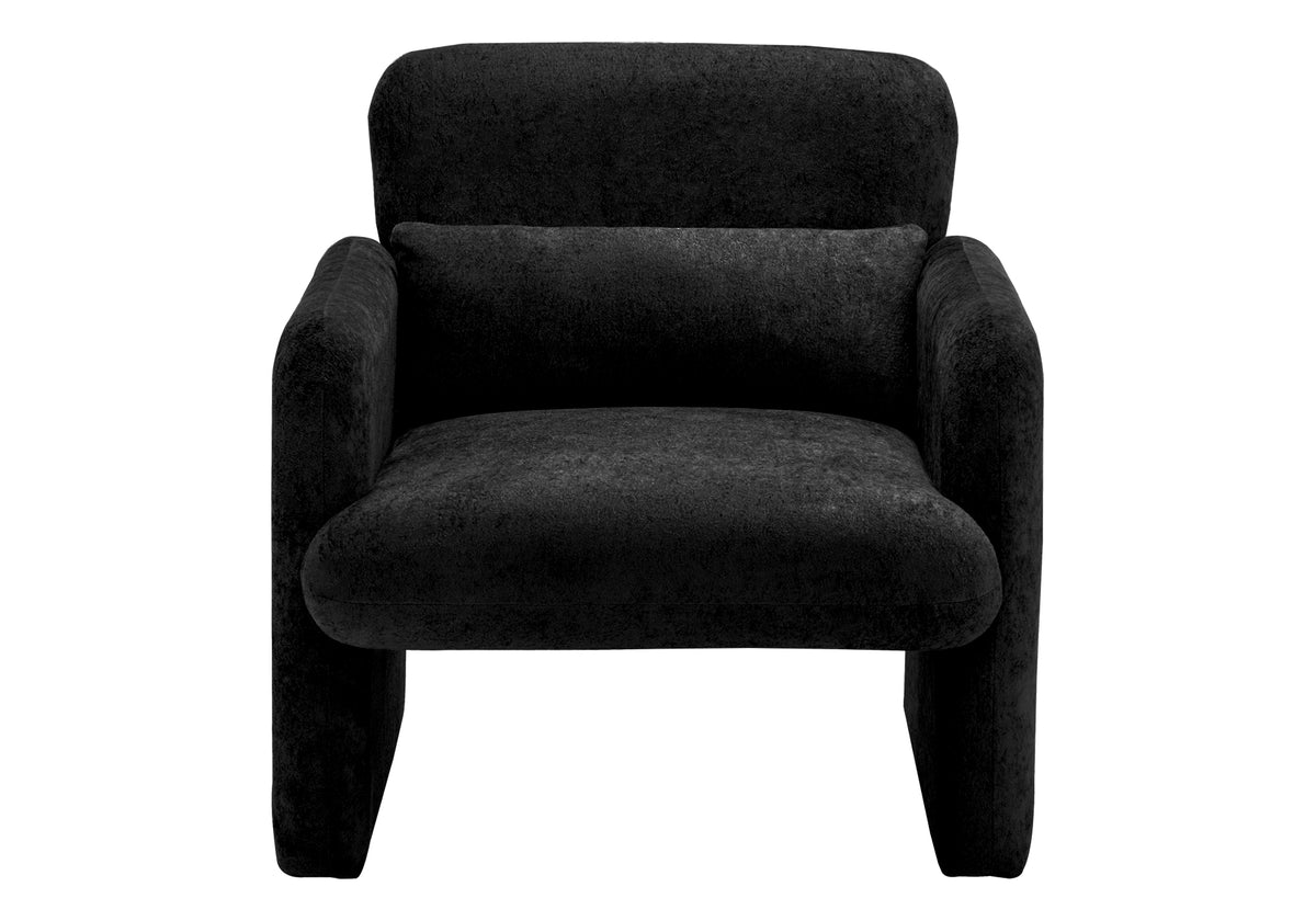 ACCENT CHAIR - 31"H / LIGHT BROWN FABRIC