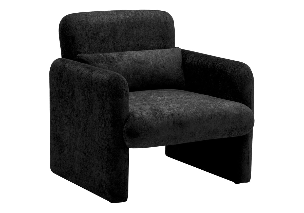 ACCENT CHAIR - 31"H / LIGHT BROWN FABRIC