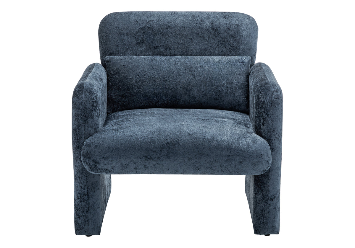 ACCENT CHAIR - 31"H / LIGHT BROWN FABRIC