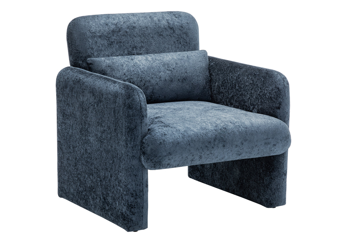ACCENT CHAIR - 31"H / LIGHT BROWN FABRIC