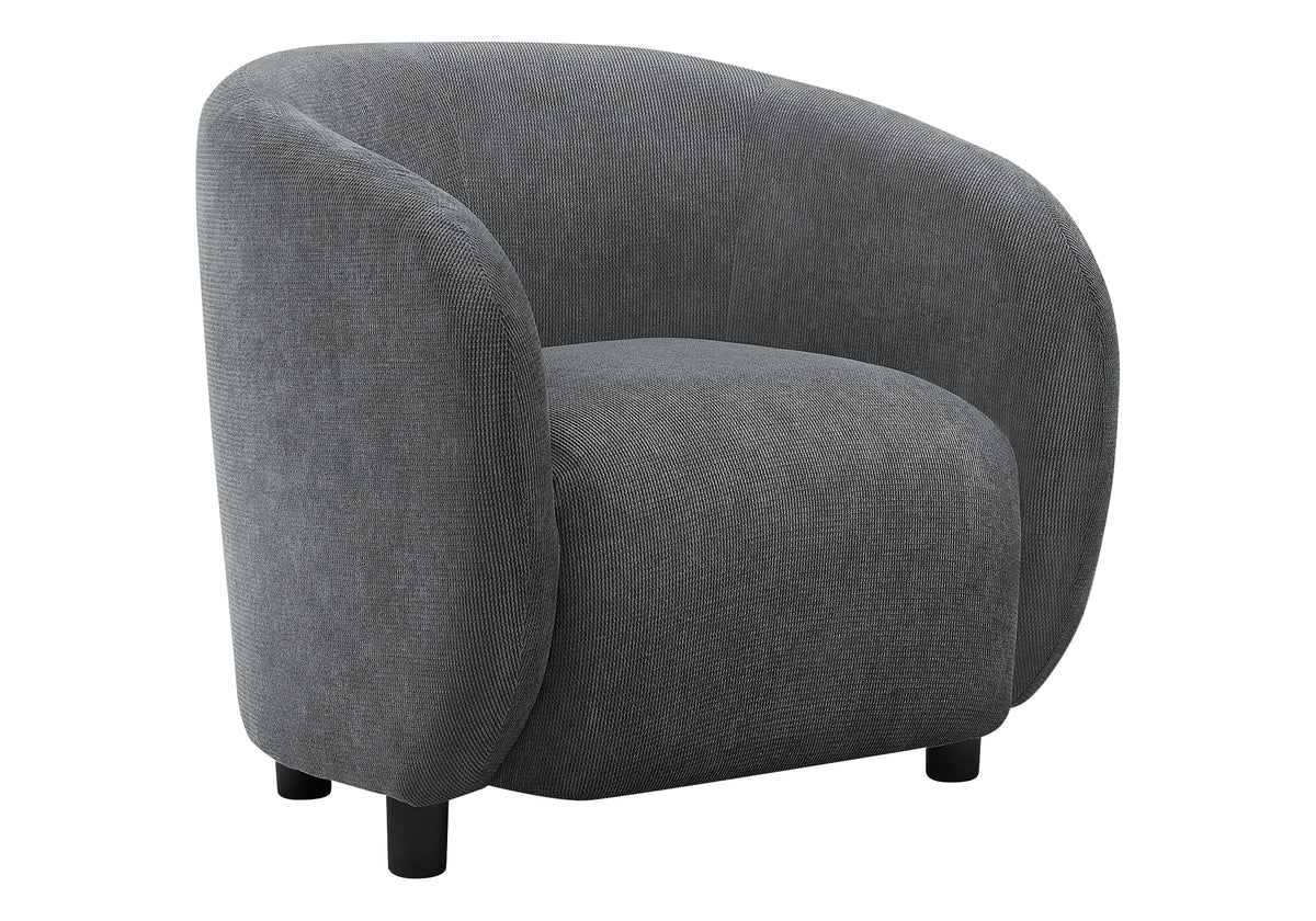 ACCENT CHAIR - 30"H / LIGHT BROWN FABRIC