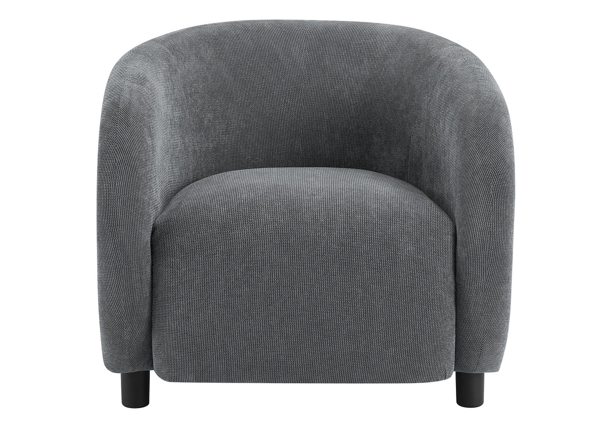 ACCENT CHAIR - 30"H / LIGHT BROWN FABRIC