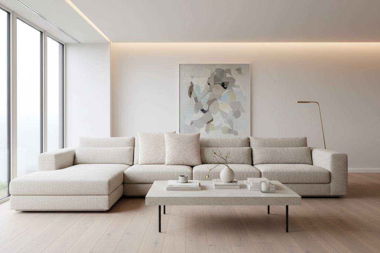 COUSSIN - 18"X 18" / VELOURS À PLUMES TAUPE CLAIR / 1PC