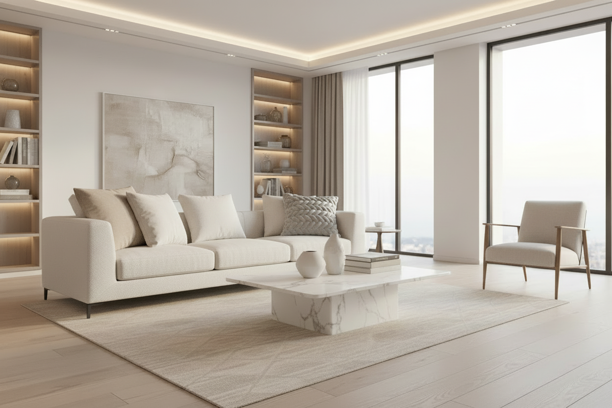 COUSSIN - 18"X 18" / VELOURS À PLUMES TAUPE CLAIR / 1PC