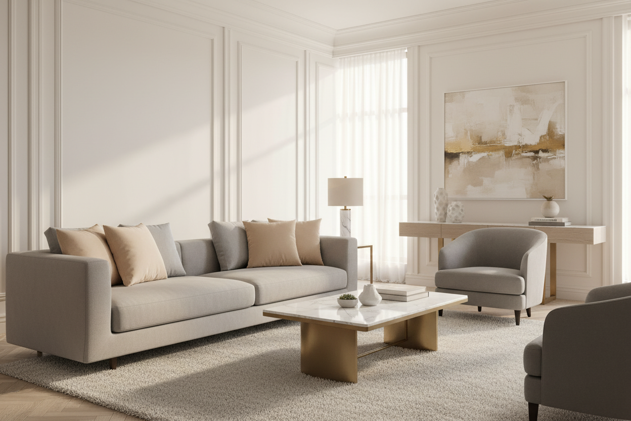 COUSSIN - 18"X 18" / SATIN DORÉ / 1PC