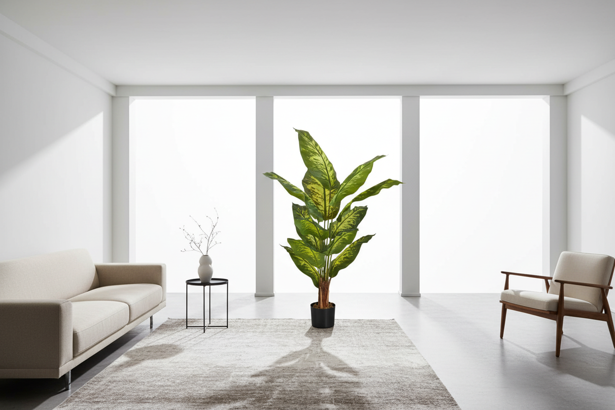 ARTIFICIAL PLANT - 47"H / INDOOR EVERGREEN IN A 5" POT