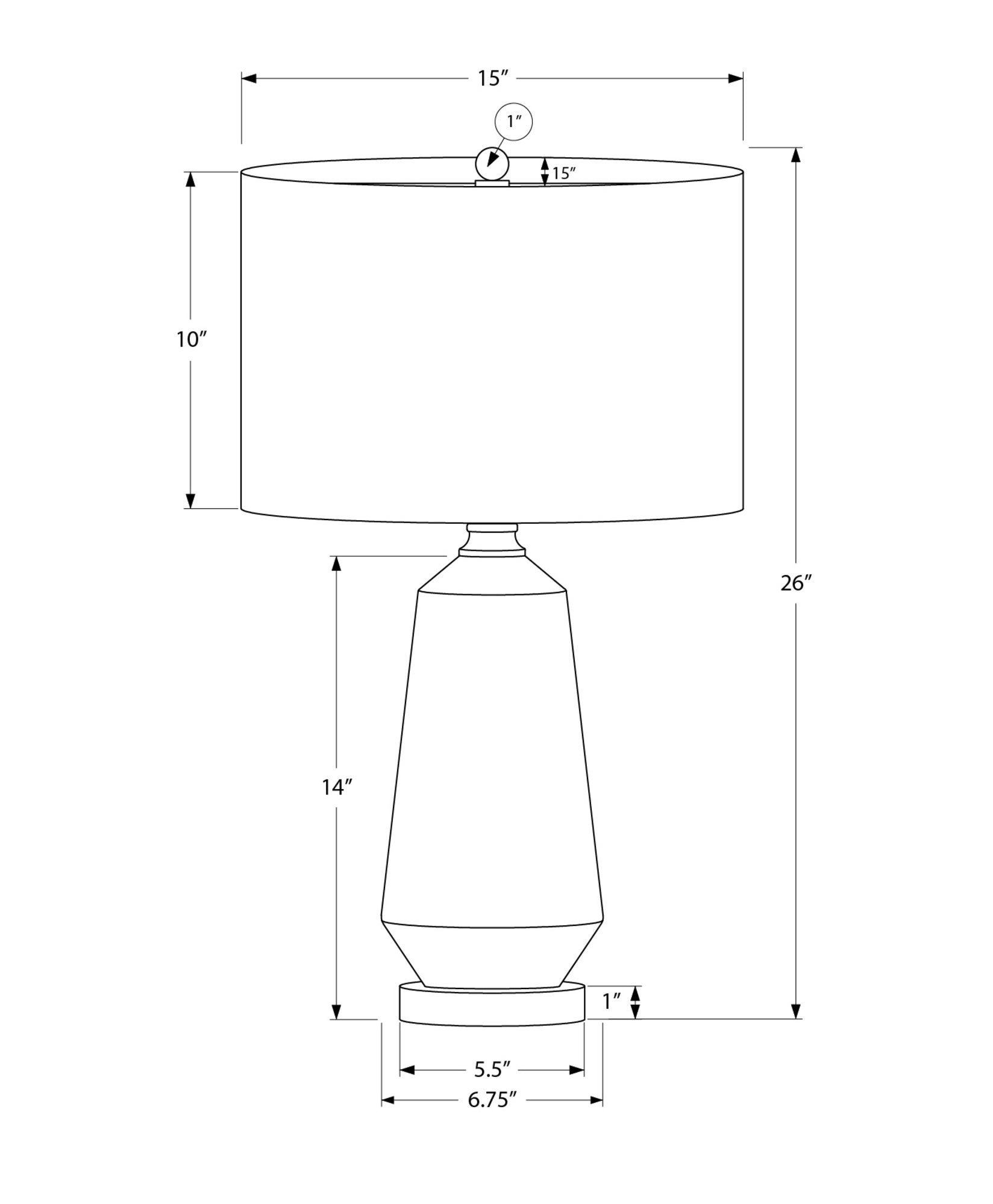 ÉCLAIRAGE - LAMPE DE TABLE 26"H EN CÉRAMIQUE VERTE IVOIRE / ABAT-JOUR CRÈME