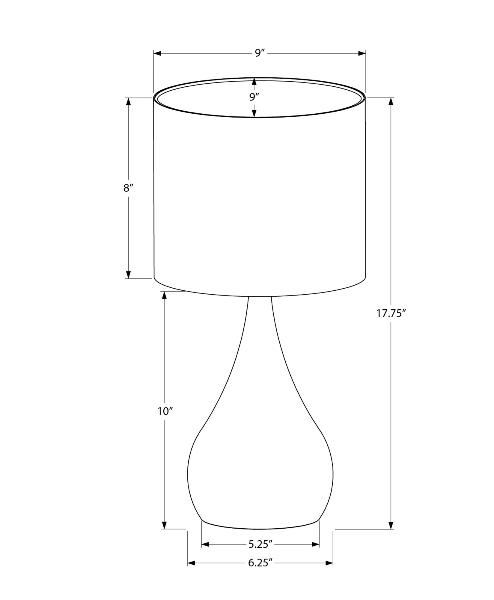 ÉCLAIRAGE - LOT DE 2 LAMPES DE TABLE 18"H MÉTAL NOIR IVOIRE / ABAT-JOUR CRÈME
