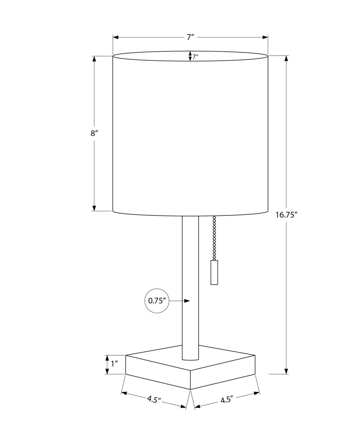 LIGHTING - 2PCS / 17"H TABLE LAMP NICKEL METAL / IVORY / USB