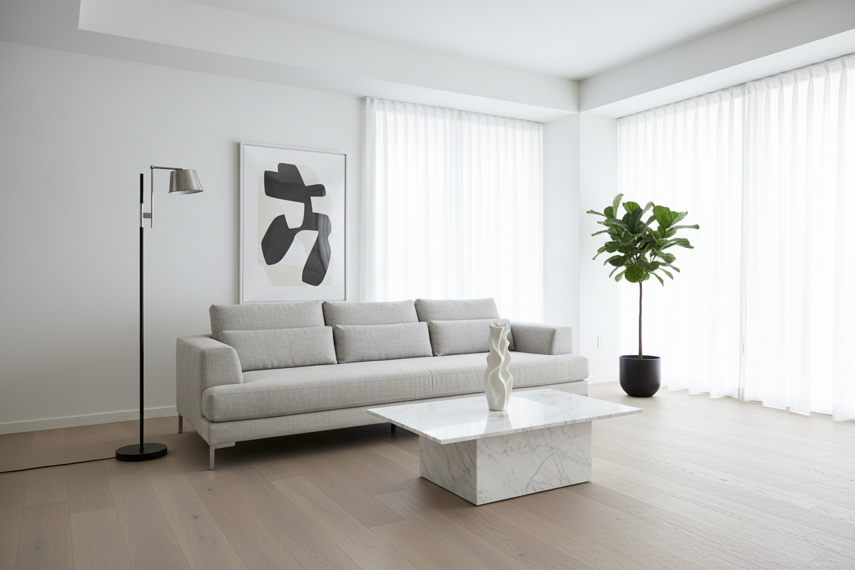 ÉCLAIRAGE - LAMPADAIRE 65"H ABAT-JOUR EN MÉTAL NOIR NICKEL