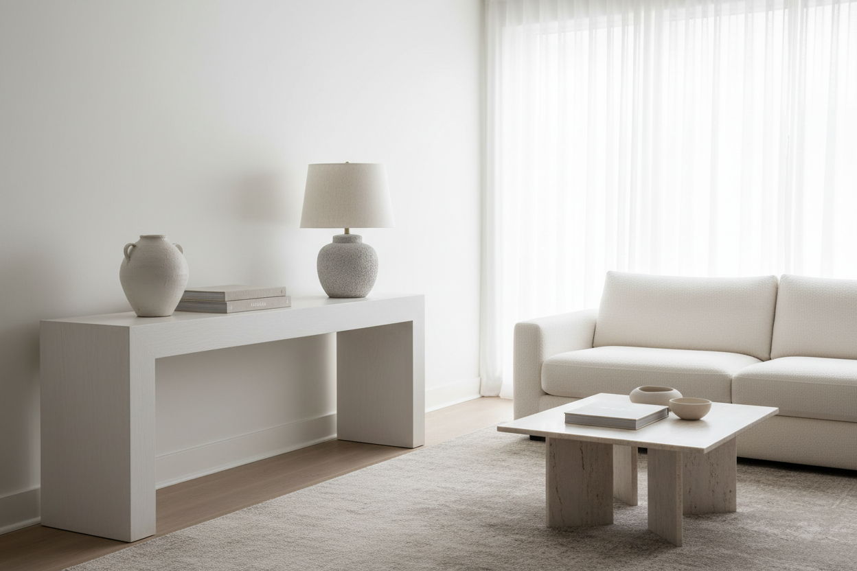 LIGHTING - 22"H TABLE LAMP CREAM CONCRETE IVORY / CREAM SHADE MODERN